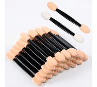 120Pcs Disposable Dual Side Sponge EyeShadow Brush Eyeshadow Applicators Sticks Eye Makeup Applicators with Sponge Tip Eyeshadows Brushes for Eyes Disposable Makeup Cosmetic Applicator 2.5 Inch