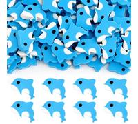 120pcs Dolphin Pencil Erasers, Bulk Cute Dolphin Mini Erasers Small Fun Erasers for Classroom Rewards Party Favors Gift Filling Eraser