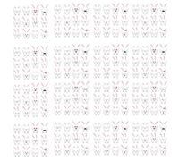 120Pcs Easters Rabbits Cupcake Decorations Elegant Rabbits Wrapper Accessory For Kids Birthday And Party Toppers