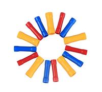 120pcs Electrical Wire Connectors BV1.25 BV2.5 BV5.5 Insulated Crimp Terminals Cable Crimping Terminal Connector Kit