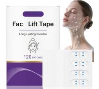 120pcs Fa/ce Li/ft Tape Invisible,Invisible Fa/ce Li/ft Stickers,Invisible Facial Wrinkles Reduction Tape,Silicone Face Patches,Anti Wrinkle Patches for Women,Suitable for Sagging Tightening Skin