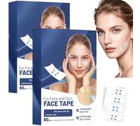 120Pcs Fa/ce Li/ft Tape Invisible,Waterproof Lifting Sticker for Hide Wrinkles,Instant Tightening Patches for Face,Lifting Sagging Skin,Thin Tape Fa/ce Li/ft Tape Invisible