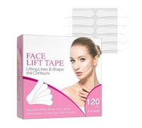 120Pcs Face Tape Lifting, Elasticity Tighten Lift Patches Faces Tapes Lifting Invisible V Line Shape Anti Wrinkle Tape for Jaw Lifts Face Lift Anti Wrinkle Eye (1PACK)