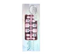 120Pcs Fashion Full Coverage Press on Toenails for Salon and Home Use Artificial Pedicure Manicure Supplies Artificial