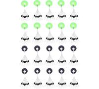 120Pcs Fishing Floats, Fishing Bobber Beads Stopper Float Sinker Stops Fishing Tackle Accessories for Line Number 0.4-2.0 Olive, Line Stops Fishiing and Sinker, Terminal Tackle and Accessories