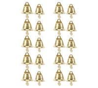 120pcs Gold Decorative Mini Bell for Christmas Tree Pendant, Metal