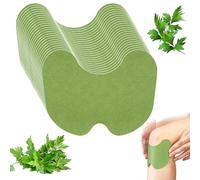 120Pcs Knee Pain Relief Patches,Wormwood Herbal Knee Patches Pain Relief Plaster, Long Lasting Effect Warming Pain Patches Relieves Muscle Soreness in Knee Neck Shoulder Waist Joint