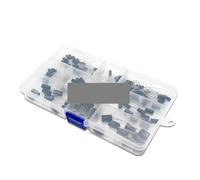 120PCS/lot 12values 1uF-470uF Aluminum Electrolytic Capacitor Assortment Kit 16V-50V electrolytic capacitors Assortment Box Set