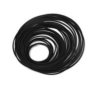 120PCS Mix Size 26-120mm Square Cassette Tape Machine Belt Assorted Common Belt for Recorder Walkman Repeater CD-ROM DVD Drive