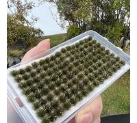 120pcs Model Grass, 5mm Static Grass Tufts Wild Grass Set Self Adhesive | for Woodland Scenics, Landscape Railroad, Train Scenery, War Gaming Terrain, DIY Landscape