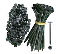 120pcs Nylon Universal Cable Tie Buckle, Heavy-Duty Self-Locking UV-Resistant Wire Nylon Zip Tie Holders, Universal Push Mount Zip Tie Holders, Bumper Retainer Clips, Car Plastic Rivet Fasteners