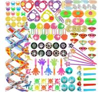 120PCS Party Bag Fillers for Kids,Birthday Party Favours Toys Box Assortment Toys Classroom Prizes Rewards, Toy Bulk Game Prize Party Bag Fillers for Kids,Party Favour Toy Assortment for Boys Gir