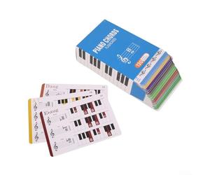 120pcs Piano Key Cards Major Scales Color Coded 120pcs Piano
