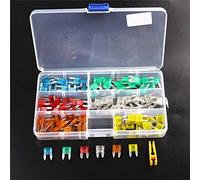 120Pcs Profile Mini Small Size Blade Car Fuse Assortment Set for Auto Car Truck 5/10/15/20/25/30A Fuse with Box Protected circuits