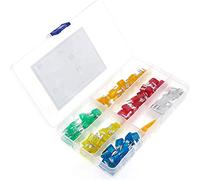 120pcs Profile Mini Small Size Blade Car Fuse Assortment Set for Auto Car Truck 5/10/15/20/25/30A Fuse with Box Protected circuits