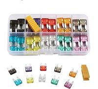 120Pcs Profile Small Size Blade Car Fuse Assortment Set for Auto Car Truck 2/3/5/7.5/10/15/20/25/30/35A Fuse Protected circuits