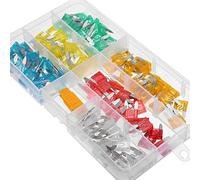 120Pcs Profile Small Size Mini Blade Fuse Assortment Set Auto Car Truck 5 10 15 20 25 30A Fuse with Box Protected circuits