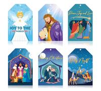 120Pcs Religious Christmas Gift Tags