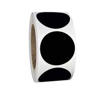 120pcs/roll Blank Label Round Chalkboard Sticker, Kitchen Pantry Labels for Canning Mason Spice Jars Reusable