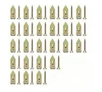 120pcs Self-Drilling Drywall Anchors with Screws, Zinc Plated Hollow