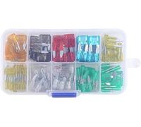 120pcs/Set Mini Blade Fuses 5A 7.5A 10A 15A 20A 25A 30A Assortment for Auto Car Truck Motorcycle with Box Protected circuits