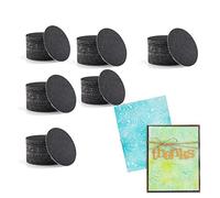 120Pcs/Set Sanding Disks for Use with Mini Ink Blending Tool,Medium-Grit Sandpaper Provides The Ideal Friction to Work on Cardstock, Chipboard, Wood, and More.DIY Create a Shabby and Worn Look.