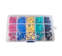 120pcs/set Wire Connectors & Efficient Connection Terminals Cable Lugs Round For Car Electrical Terminals