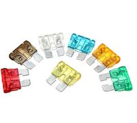 120Pcs/setAssorted Mixed Standard Blade Fuse For Car Auto Vehicle Assortment Blade5A 7.5A 10A 15A 20A 25A 30A For Auto Car Truck