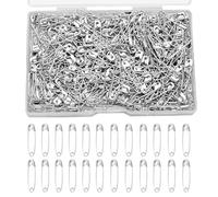120Pcs Small Safety Pins, 0.75Inch Strong Sliver Metal Tiny Craft Pins, Mini Safety Pin Assorted for Clothes, Arts & Crafts, Sewing and Pinning