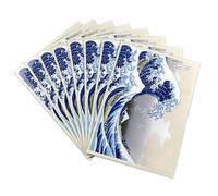 120Pcs The Greate Wave Printing Art Card Sleeves for MTG Standard Sized Cards (66x91mm Glossy)