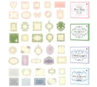 120pcs Vintage Scrapbooking Letter Writing Paper for Journaling, Aesthetic Decorative Craft Material Paper for Blending Retro Collage with Junk Journal Planning