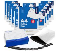 120pk A4 Mailing Bags, Self Seal Plastic Postage Bags 21x29.7cm Waterproof Plastic Envelopes for Posting Vinted Package Parcel Delivery, Shipping, Posting, Courier & Packaging Envelopes Supplies