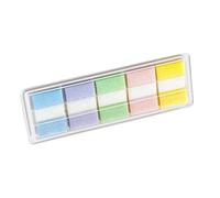 120Sheets Clear Adhesive Label Repositionable Page Marker Adhesive Notes Labelling Sticker for School Supplies Paper Tabs