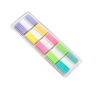 120Sheets Clear Adhesive Label Repositionable Page Marker Adhesive Notes Labelling Sticker for School Supplies File Labels