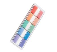 120Sheets Clear Adhesive Label Sticker File Labels Repositionable Adhesive Page Marker for Planner Notebook Folder Office File Organization Tabs