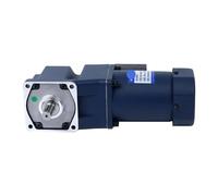 120W 380VAC AC electronic starter 135RPM AC Induction electronic starter Three-phase 6.2Nm Flange 90mm Right Angle Gearbox Keyway Shaft EKFBQBGW