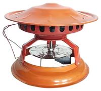 120W Chimney Exhaust Fan for Fireplace, Wood Stove & Pizza Oven, 19-25.5cm Pipe Diameter, Smoke Ventilation Blower with Quiet Operation
