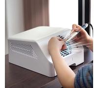120W Direct Connection Nail Dust Collector, 4000 Rpm Nail Drill Polisher,Professional Nail Dust Cleaner Sander,With Hand Pillow