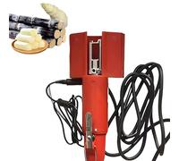 120W Electric Sugarcane Peeler, Automatic Scraping Machine with Protective Cover, Pure Copper Motor, for Sugarcane, Pumpkin, Taro, Pineapple