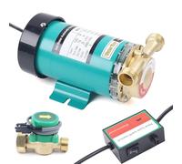 120W Electronic Water Pressure Booster Pump, 2850r/min Automatic Switch Hot Water Pump with Cooling Device for Garden, Pond, Garage & Home