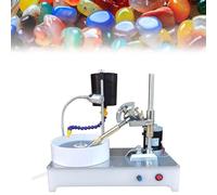 120W Gem Faceting Machine, Jade Grinding Polisher with 6" Disc, 2800 RPM, Adjustable Polishing Machine, for Jewel Crystal Rock