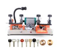 120W Horizontal Key Cutting Machine, Manual Duplicator with Double Cutters, Professional Locksmith Equipment for Door and Car Keys, Model 38BS