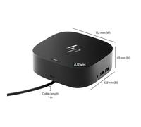120W HP EliteBook 745 G6 USB-C Docking Station With Adapter