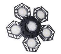 120W LED Garage Light, 5 Panel Folding Work Lamp for Workshop Warehouse, Bright White Industrial