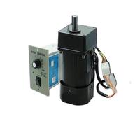 120W Micro AC Motor 110v 220v Single Phase Asynchronous Motor Gear Motor 15mm Motor Shaft+ Speed Controller 5RPM-1350RPM 50/60hz(110v,0-280 RPM)