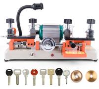 120W Multifunctional Double Head Key Copy Machine, Horizontal Key Cutting Machine(238BS), Hand Wheel Key Copy Tool, Locksmith Equipment, for Door and Car Lock Key Copy Duplicating Equipment