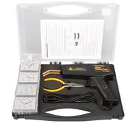 120W Plastic Welding Machine, 2-in-1 Car Bumper Repair Kit, Plastic Welding Set with 800 Pieces Welding Nails, 6 Types Hot Stapler, Car Bumper, Dashboard Repair Kit - Black