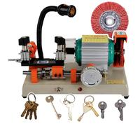 120W Professional Key Duplicator Machine - Multifunctional Manual Key Cutting Tool for Hollow, Wavy & Cylindrical Keys - Horizontal Design for Precision & Efficiency