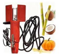 120W Sugarcane Scraping Machine, Electric Sugarcane Peeler, Pure Copper Motor, with Protective Cover, Excellent Peeling Effect, for Sugarcane, Pumpkin, Taro, Pineapple