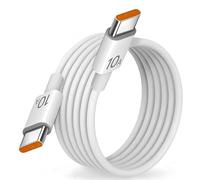 120W USB-C to USB-C Fast Charging Cable 10A 3M - Super Fast PD Charger Cord Compatible with iPhone 15, Samsung Galaxy, Xiaomi, Huawei, iPad, Type-C Laptops - Durable 3 Meter Long Data Sync Cable